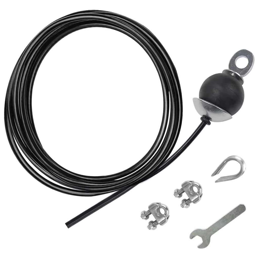 196 Inch Thick 5Mm Adjustable Home Gym Pulley System Replaces Fitness Cables, Gym Pulley System Accessories