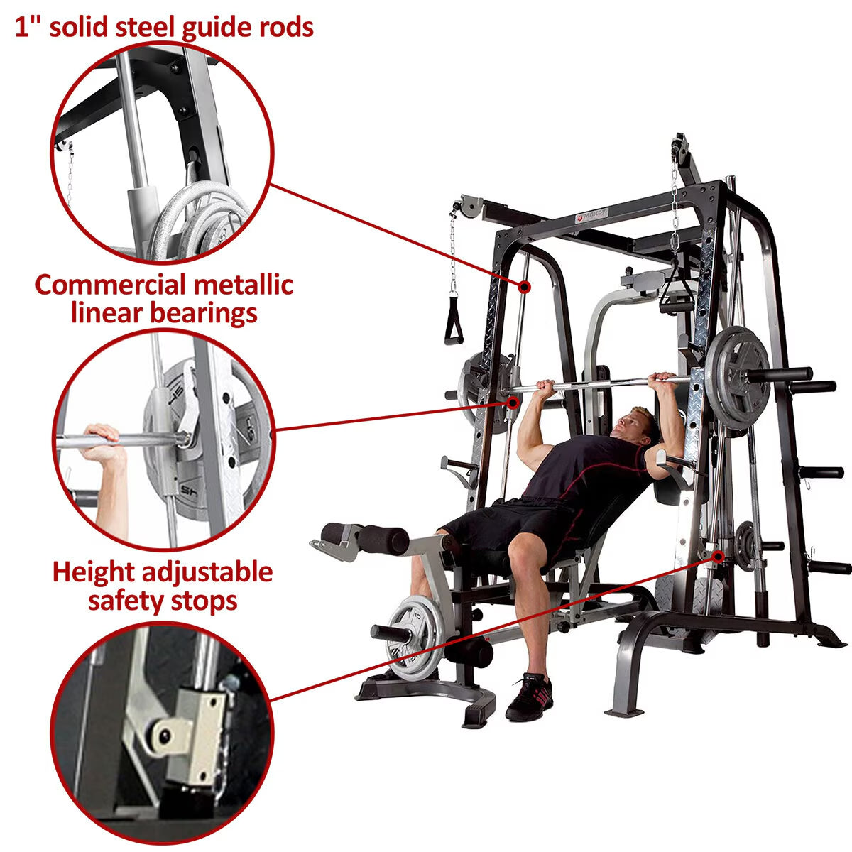 MD-9010G Deluxe Smith Machine