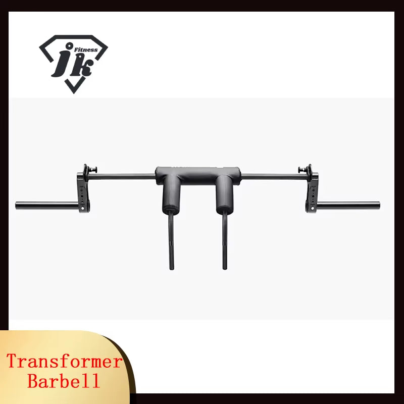Deadlift Training Barbell Transformer Bar, Adjustable Angle, 2300Mm Length, Commercial Fitness Equipment