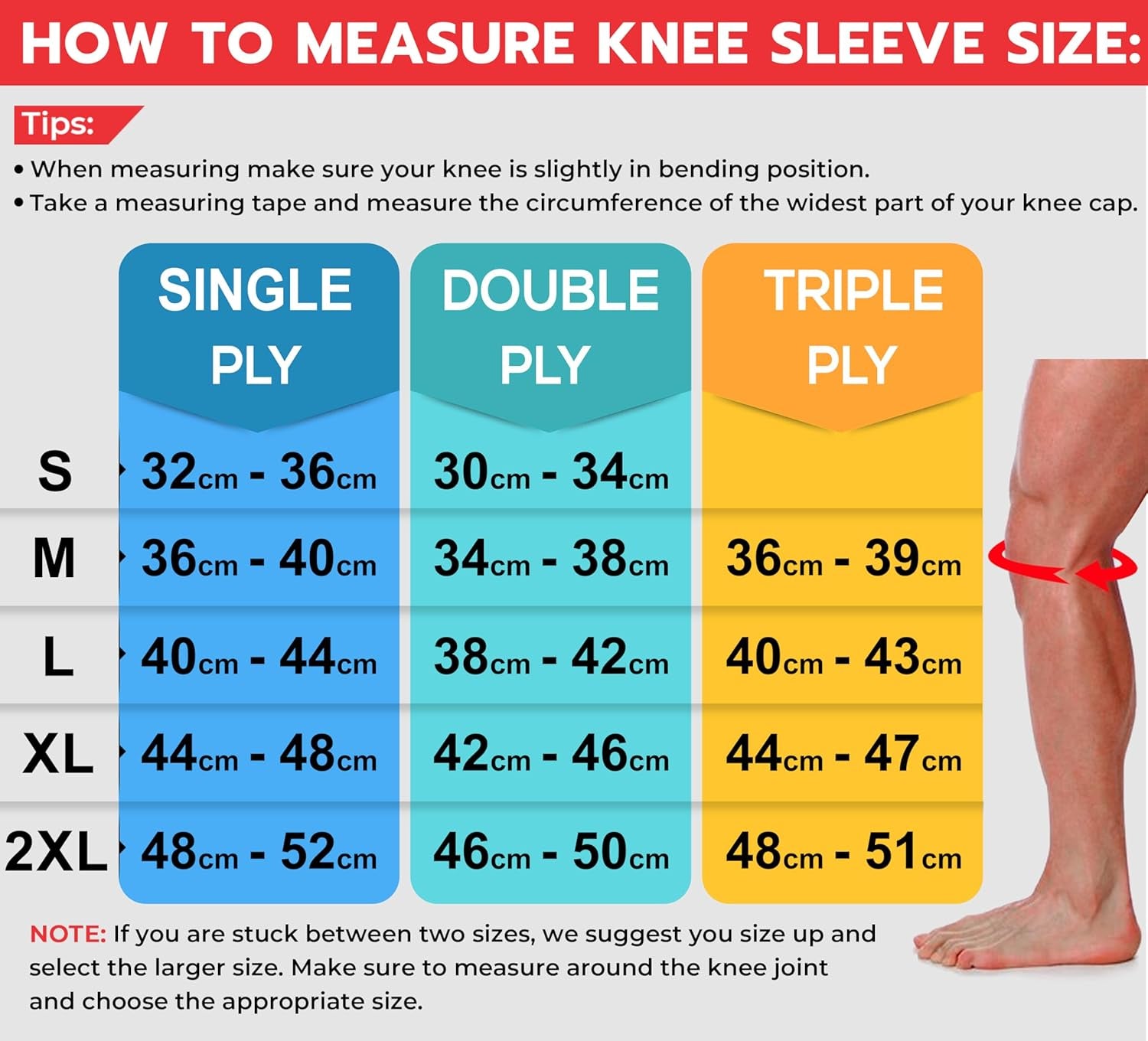 AQF Gym Knee Sleeves for Powerlifting - IPL USPA Approved Single, Double & Tripl