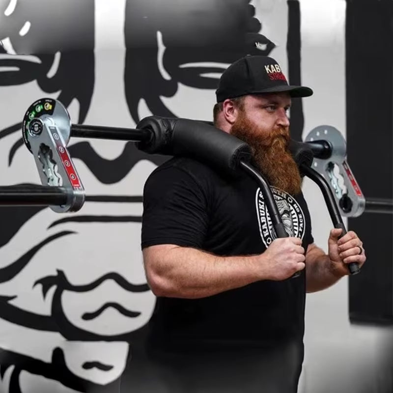 Deadlift Training Barbell Transformer Bar, Adjustable Angle, 2300Mm Length, Commercial Fitness Equipment