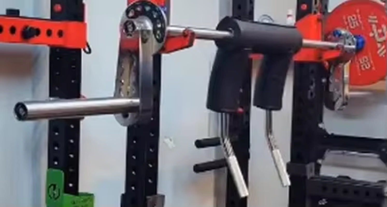 Deadlift Training Barbell Transformer Bar, Adjustable Angle, 2300Mm Length, Commercial Fitness Equipment