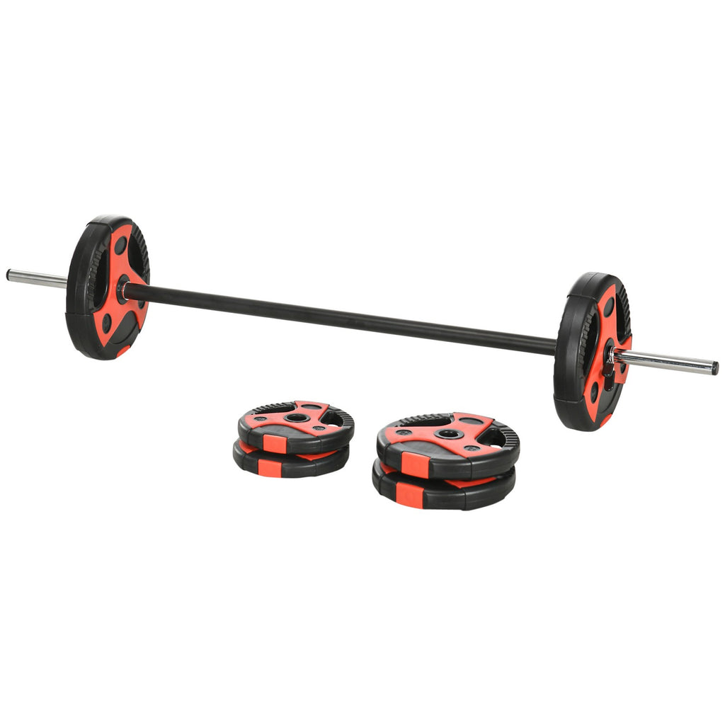 20Kg Adjustable Barbell Set, Body Pump Bar and Weights Set for Home Gym
