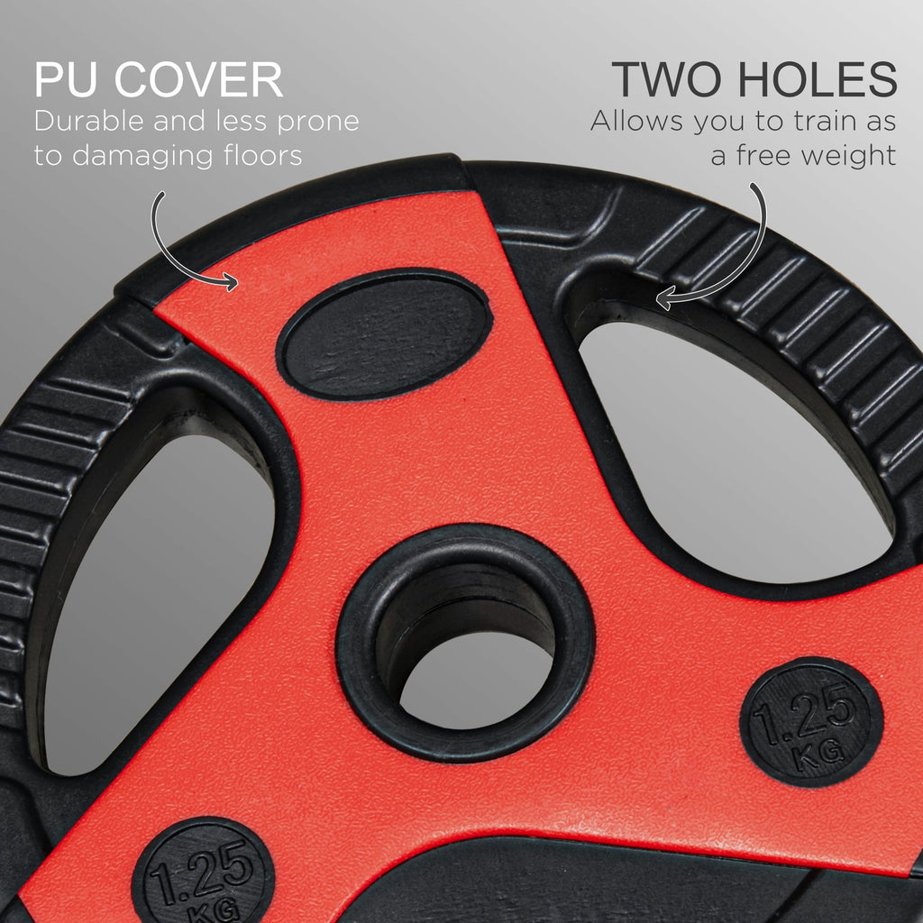 20Kg Adjustable Barbell Set, Body Pump Bar and Weights Set for Home Gym