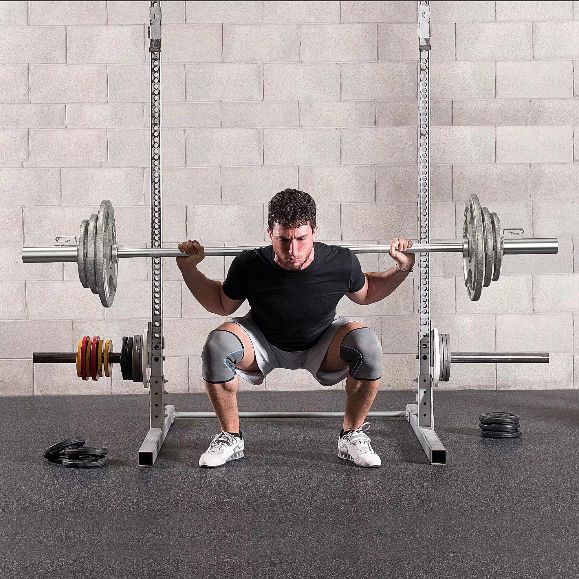 Set of 2 Cast Iron Weight Plates for 2"/5Cm Hole Dumbbell Handle Bar, Barbell Weight 2 X 10Kg